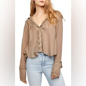 Free People Clemence Button Down Top